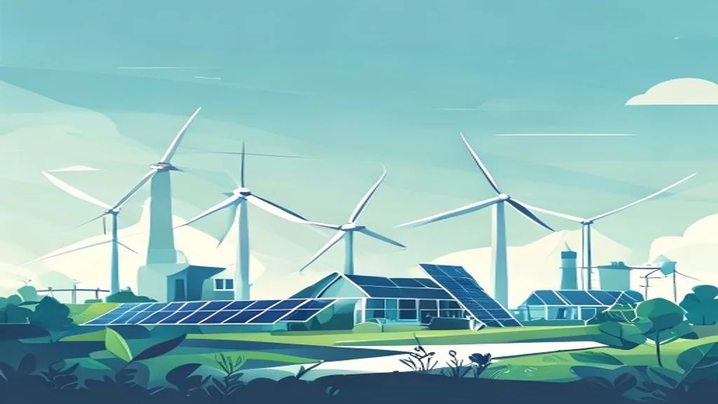 Illustration du Clean Industrial Deal : industrie propre europeenne, energies renouvelables et decarbonation