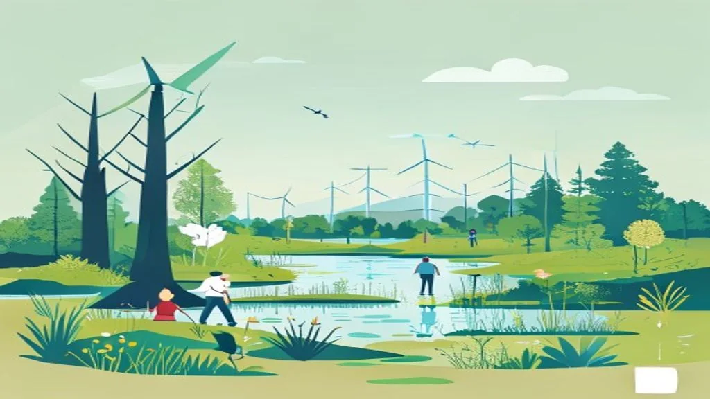 Projet de préservation de la nature et d'action climatique illustrant le programme européen LIFE