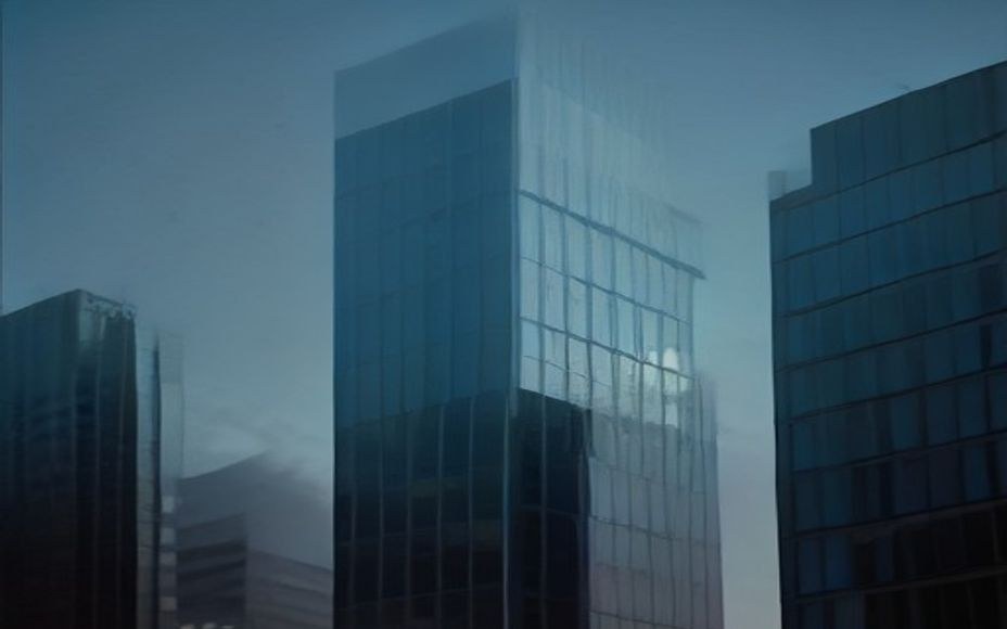 Immeuble de bureaux international illustrant une société mère établie hors de l'Union européenne, soumise à la CSRD au titre de l'article 40a
